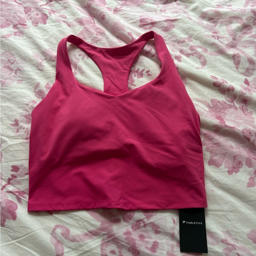 Fabletics pink tank top Size S